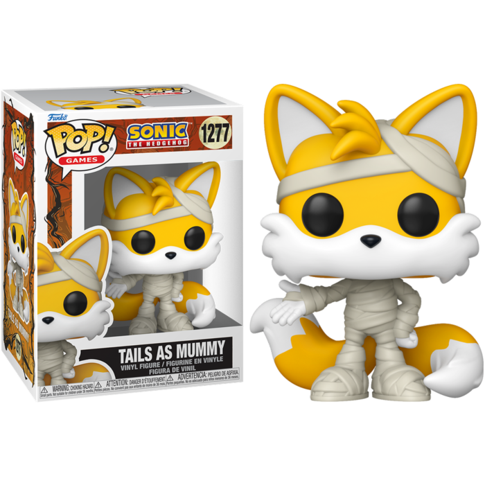 Pre-Order: Sonic the Hedgehog - Tails as Mummy (Halloween) Pop! Vinyl Figure
