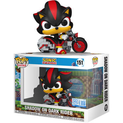 Pre-Order: Sonic the Hedgehog - Shadow on Dark Rider Pop! Rides Vinyl Figure