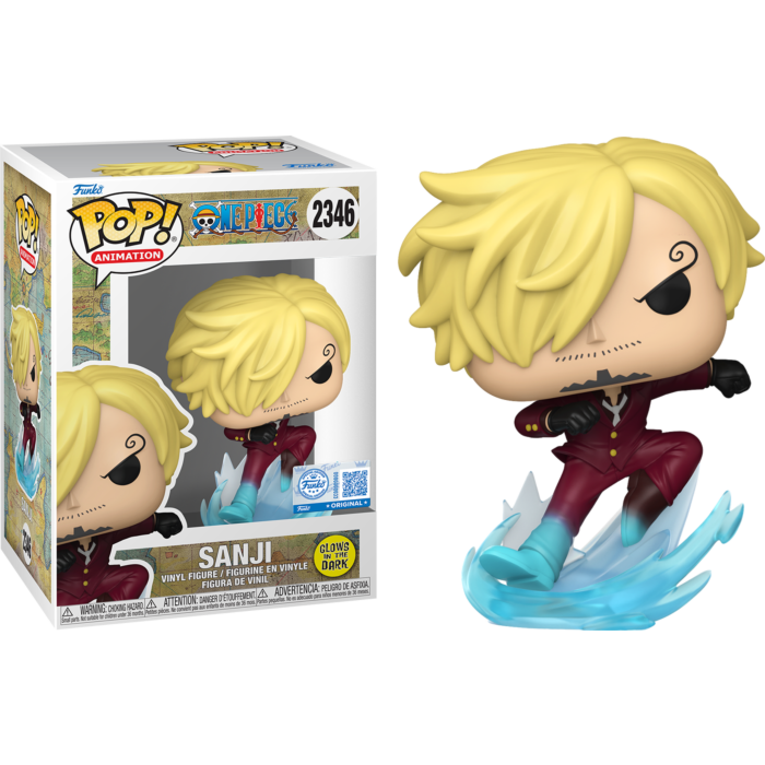 Pre-Order: One Piece - Sanji (Ifrit Jambe) Glow-in-the-Dark Pop! Vinyl Figure
