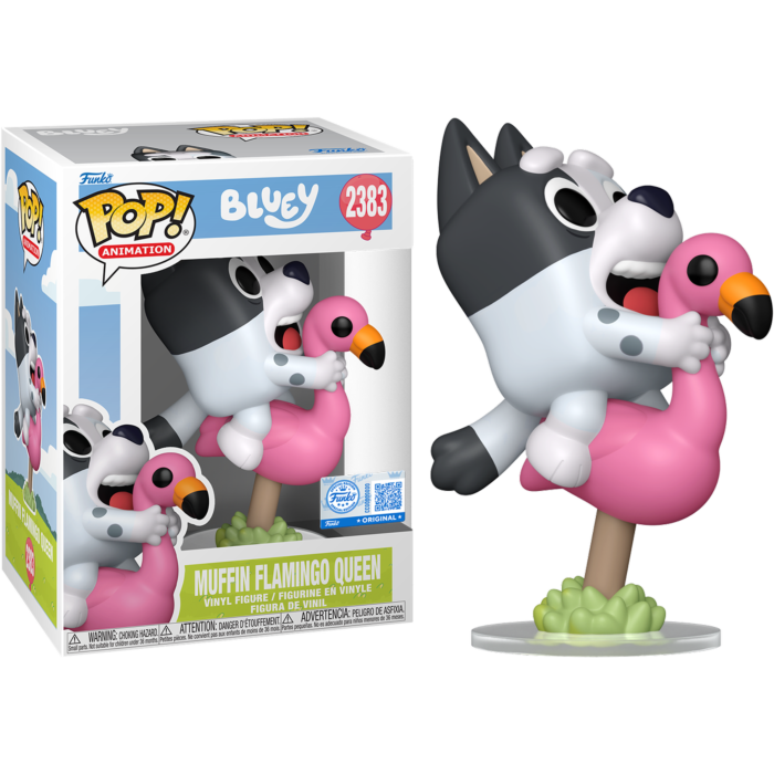 Pre-Order: Bluey - Muffin Flamingo Queen Pop! Vinyl Figure