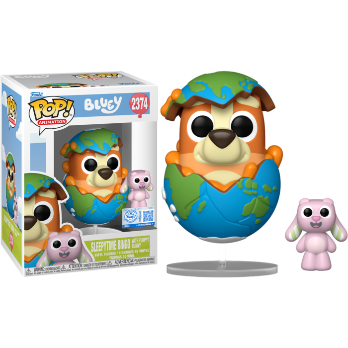Pre-Order: Bluey - Sleepytime Bingo with Floppy Bunny Pop! Vinyl Figure