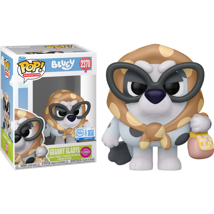 Pre-Order: Bluey - Granny Gladys (Muffin) Flocked Pop! Vinyl Figure