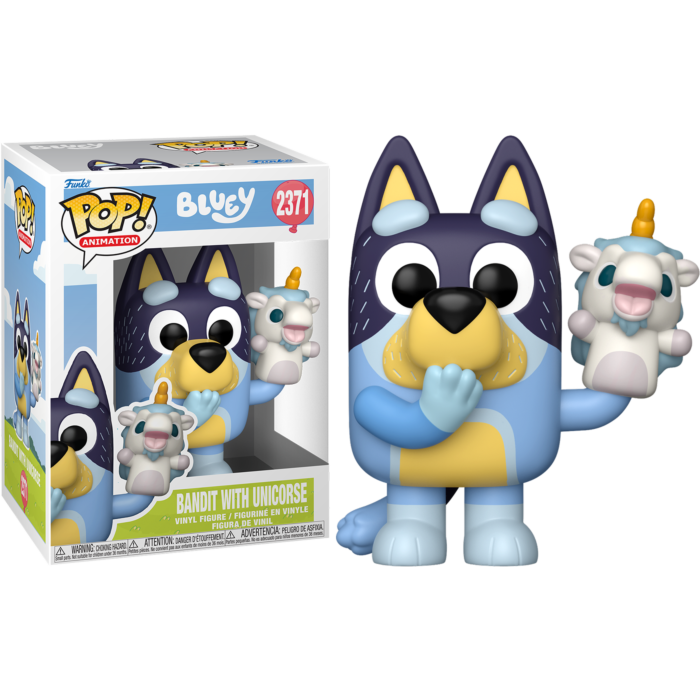 Pre-Order: Bluey - Bandit with Unicorse Pop! Vinyl Figure