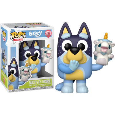 Pre-Order: Bluey - Bandit with Unicorse Pop! Vinyl Figure