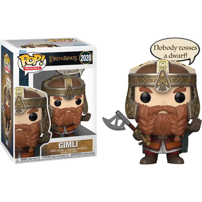 The Lord of the Rings - Gimli (Nobody Tosses a Dwarf) Pop! Vinyl Figure