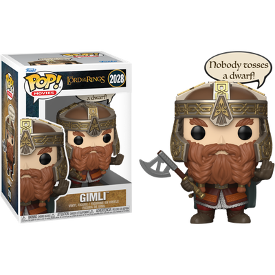 The Lord of the Rings - Gimli (Nobody Tosses a Dwarf) Pop! Vinyl Figure