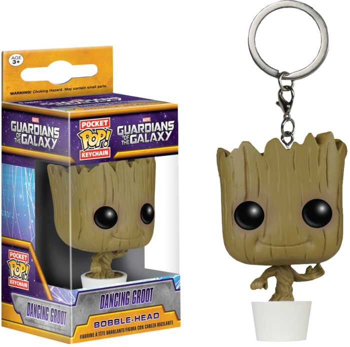 Guardians of the Galaxy - Dancing Groot Pocket Pop! Vinyl Keychain