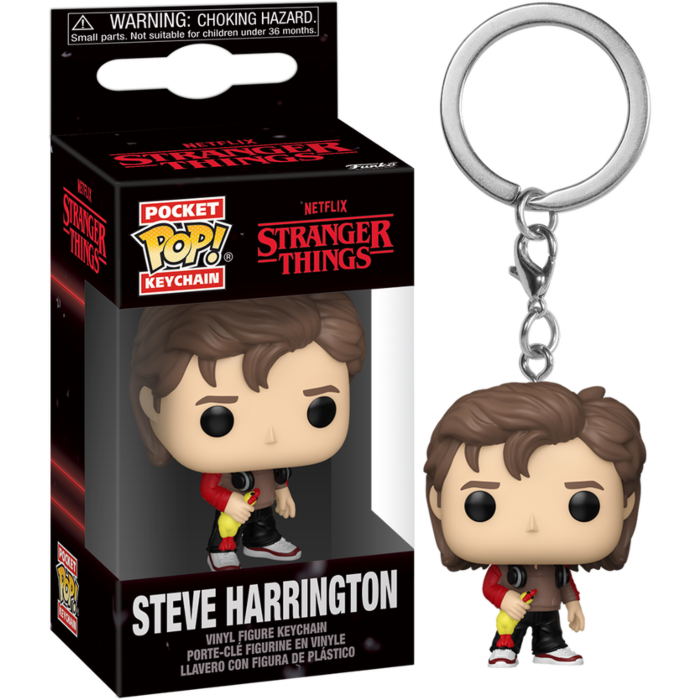 Stranger Things -  Steve Harrington (Season 5) Pocket Pop! Keychain