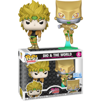 JoJo's Bizarre Adventure - Dio &amp; The World Pop! Vinyl Figure 2-Pack