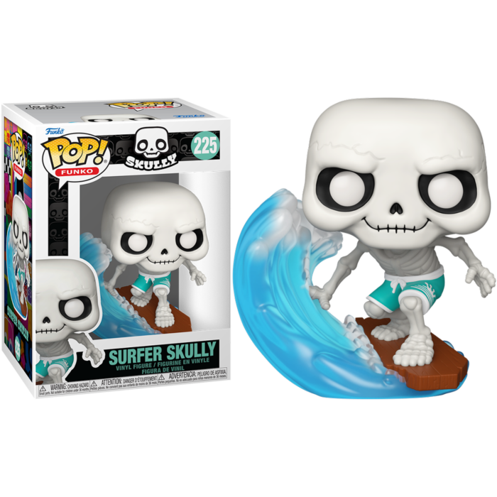 Pre-Order: Skeleton Summer - Surfer Skully Pop! Vinyl Figure