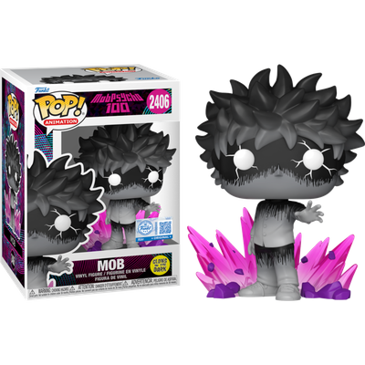 Pre-Order: Mob Psycho 100 - Mob with Aura (Shigeo) Glow-in-the-Dark Pop! Vinyl Figure
