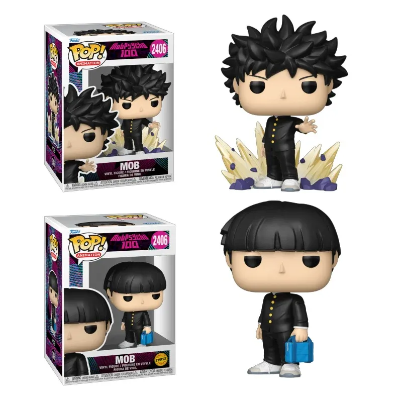 Pre-Order: Mob Psycho 100 - Mob (Shigeo) Chase Pop! Vinyl Figure Bundle of 6 (set of 6 Pops)