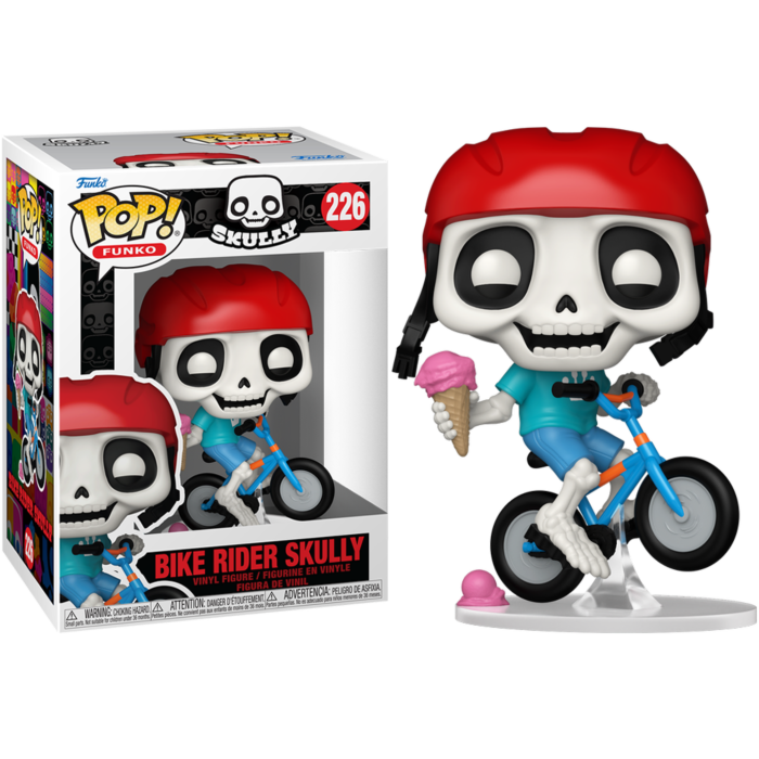 Pre-Order: Skeleton Summer - Bike Rider Skully Pop! Vinyl Figure