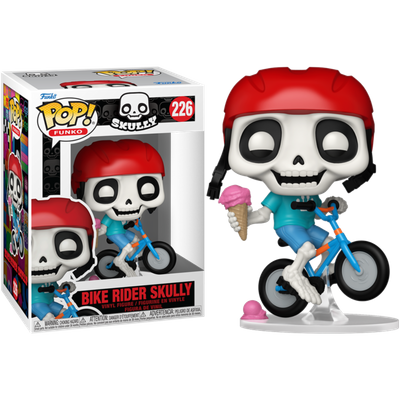 Pre-Order: Skeleton Summer - Bike Rider Skully Pop! Vinyl Figure
