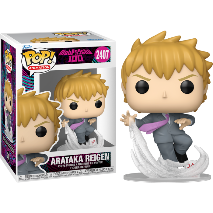 Pre-Order: Mob Psycho 100 - Arataka Reigen Pop! Vinyl Figure