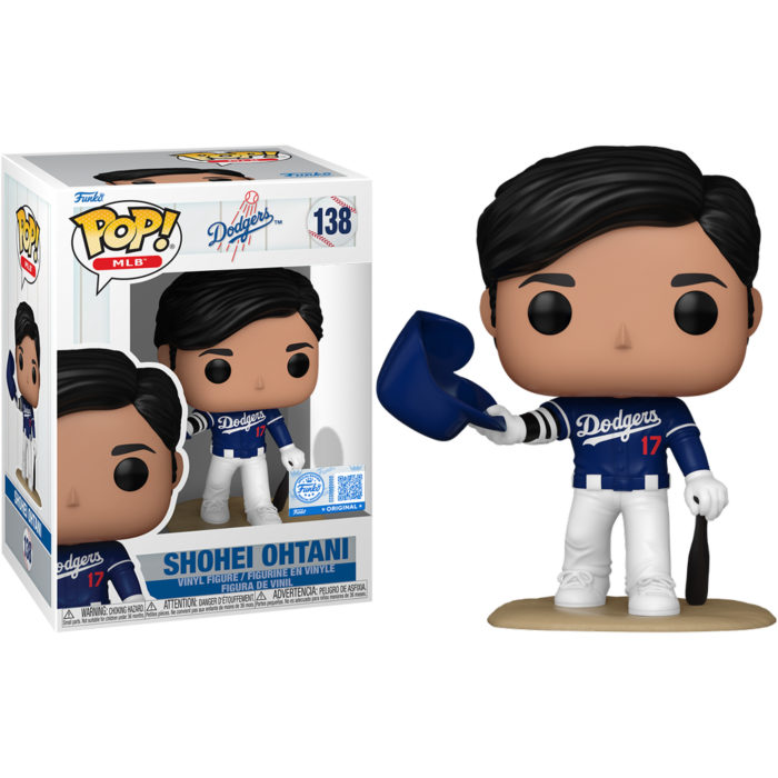 Pre-Order: MLB Baseball: Los Angeles Dodgers - Shohei Ohtani (Helmet Salute) Pop! Vinyl Figure