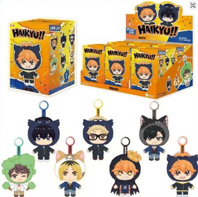 Top Toys Eaki -Haikyu!! Mascot Pendant Plush Blind Box ( 1 Seal Case of 6 Boxes)