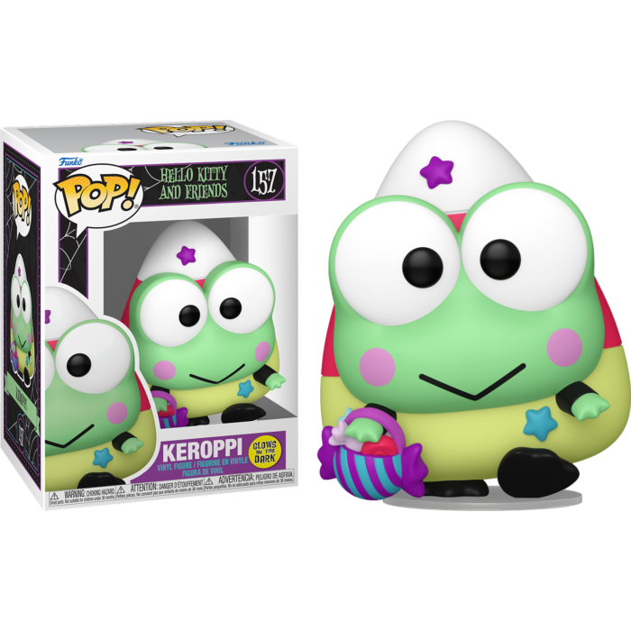 Pre-Order: Hello Kitty &amp; Friends - Keroppi (Spooky) Glow-in-the-Dark Pop! Vinyl Figure