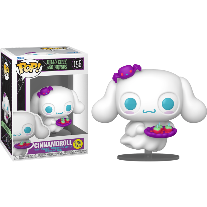 Pre-Order: Hello Kitty &amp; Friends - Cinnamoroll (Spooky) Glow-in-the-Dark Pop! Vinyl Figure