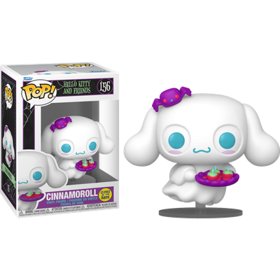 Pre-Order: Hello Kitty & Friends - Cinnamoroll (Spooky) Glow-in-the-Dark Pop! Vinyl Figure