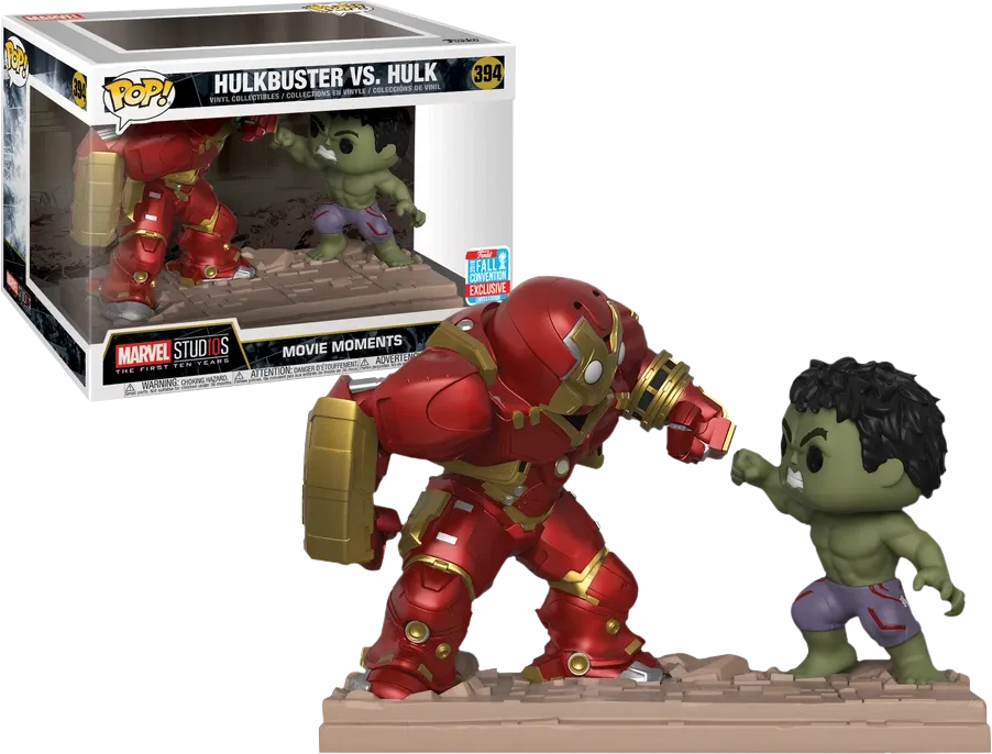 Marvel- Hulkbuster vs. Hulk Movie Moments Pop! Vinyl Figure