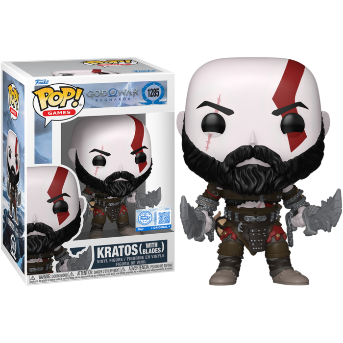 Pre-Order: God of War Ragnarok - Kratos (with Blades) Pop! Vinyl Figure