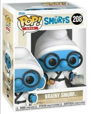The Smufs- Brainy Smurf Pop! Vinyl Figure