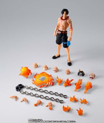 Pre-Order: One Piece S.H.Figuarts Portgas D. Ace (Marineford) Exclusive Action Figure