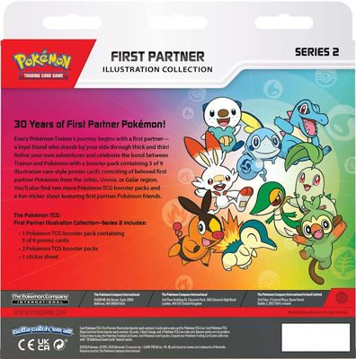 Pokemon TCG: First Partner Illustration Collection—Series 2 view 2 - Mighty Toys Australia