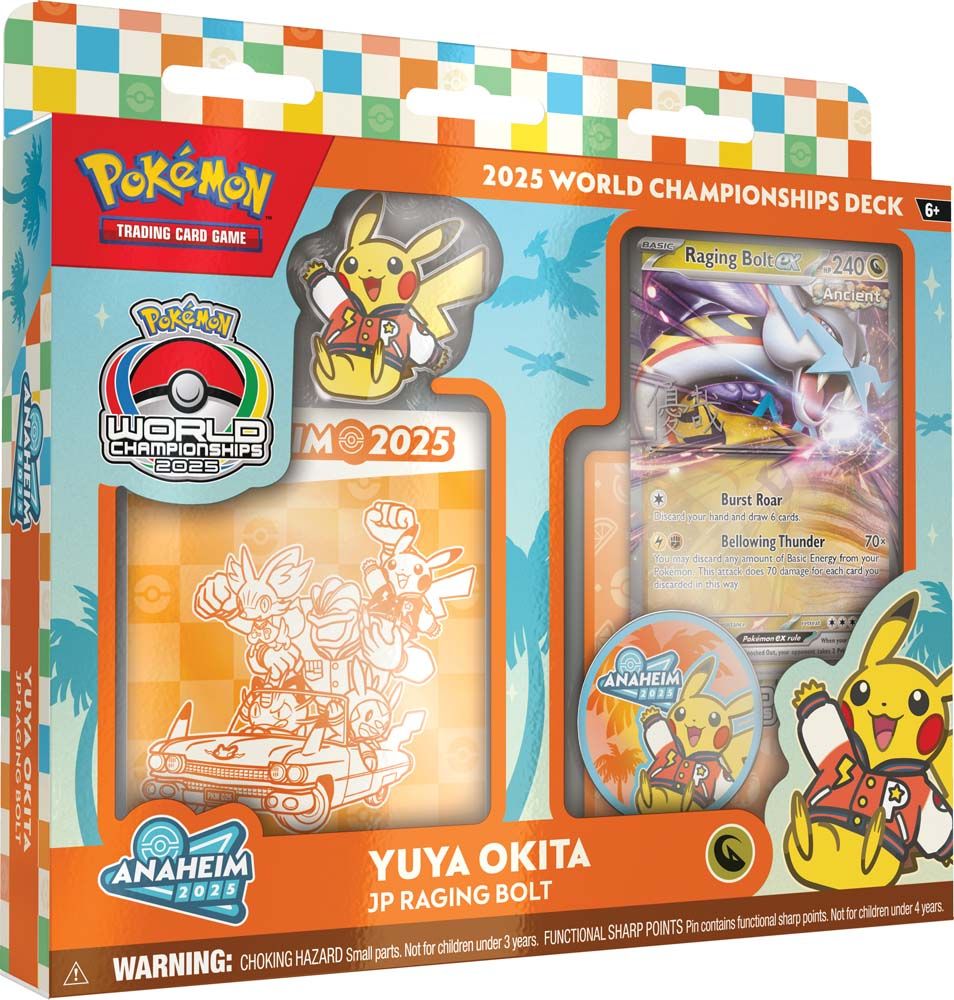 2025 Pokemon TCG World Championships Deck- Yuya Okita (JP Raging Bolt)