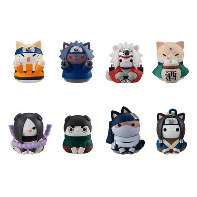 Naruto Nyaruto! Mega Cat Project Come Here Sasuke-Kun! Box of 8 Figures