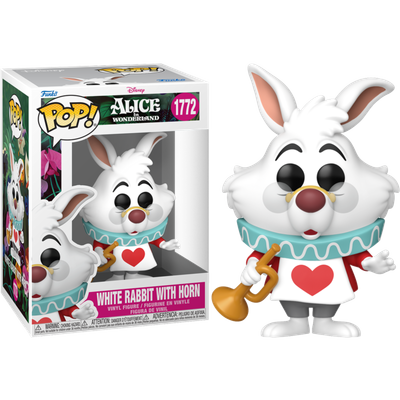 Pre-Order: Alice in Wonderland (1951) - White Rabbit with Horn Pop! Vinyl Figure