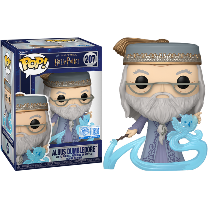 Pre-Order: Harry Potter - Albus Dumbledore with Patronus Pop! Vinyl Figure