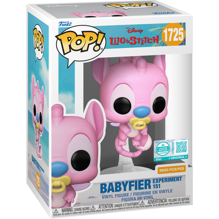 Lilo &amp; Stitch - Babyfier Experiment 151 Pop! Vinyl Figure (Supreme Limited Edition)