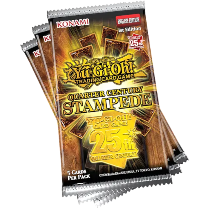 Yu-Gi-Oh! - Quarter Century Stampede 25th Anniversary Booster Tuckbox (3 Packs)