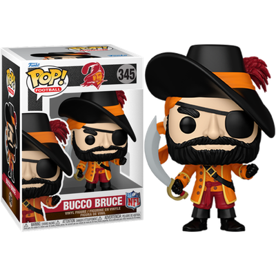 Pre-Order: NFL Football: Mascots - Tampa Bay Buccaneers Bucco Bruce Pop! Vinyl Figure
