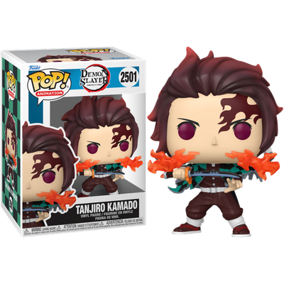Pre-Order: Demon Slayer: Infinity Castle - Tanjiro Kanado (Fire Breathing) Pop! Vinyl Figure