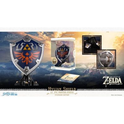 Pre-Order: The Legend of Zelda: Breath of the Wild - Hylian Shield 12” PVC Statue