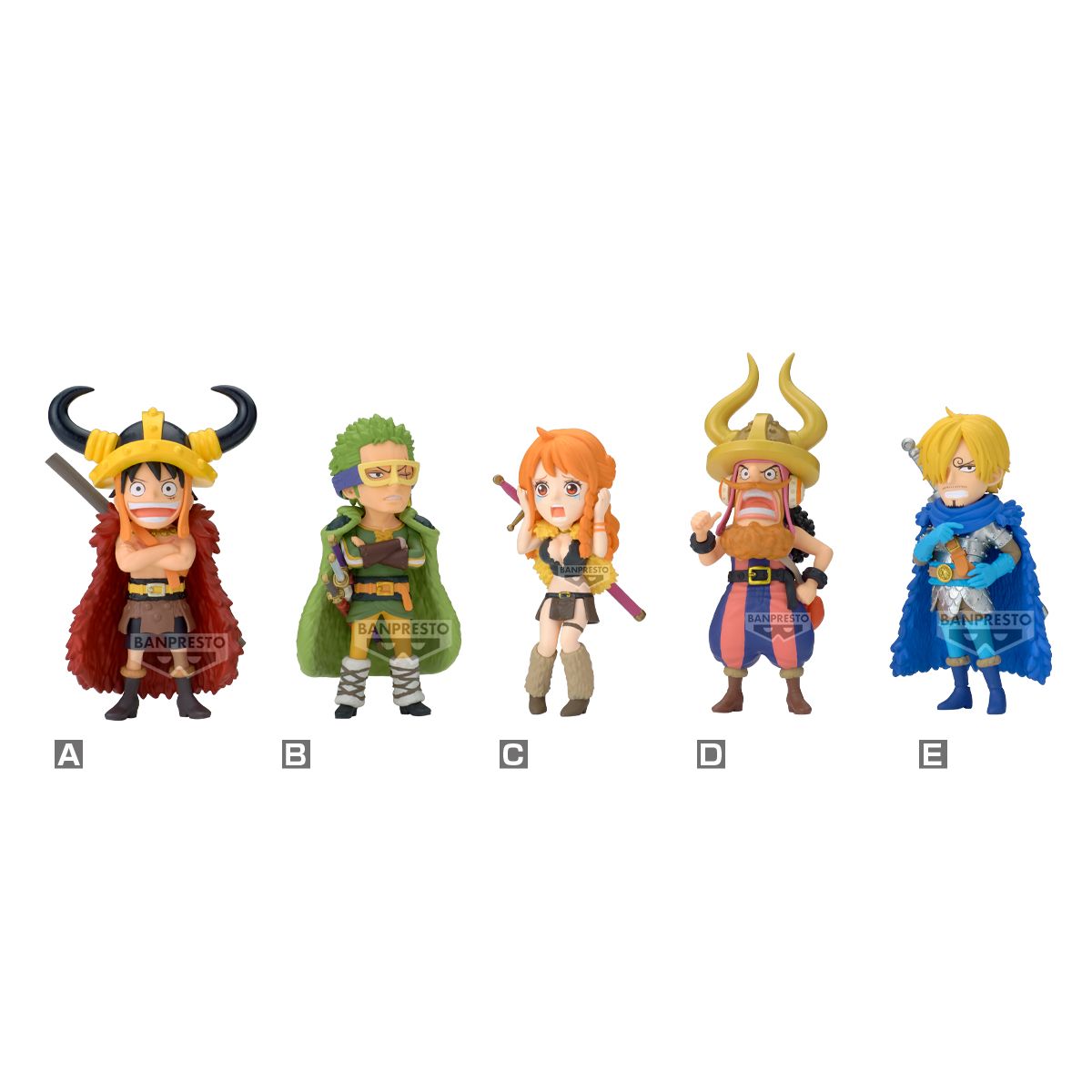 Pre-Order: One Piece World Collectable Figure Elbaph 1 Box of all 5 Figures - Mighty Toys Australia