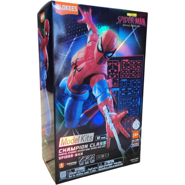 Blokees Spider-Man: Brand New Day (2026) - Spider-Man CC13 Champion Class Articulated Model Kit