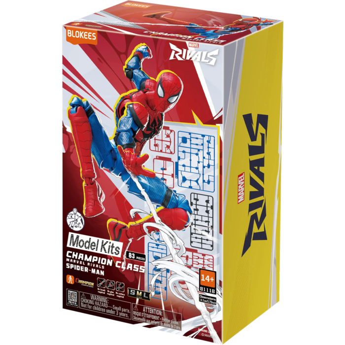 Blokees Marvel Rivals - Champion Class 06 Spiderman Articulated Model Kit