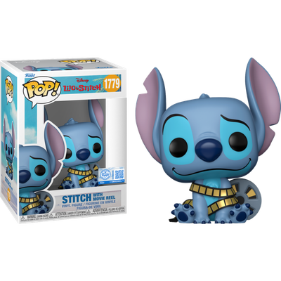 Pre-order: Lilo &amp; Stitch - Stitch with Movie Reel Pop! Vinyl Figure