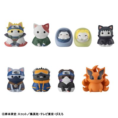 Pre-Order: Naruto: Shippuden Nyaruto! Mega Cat Project Once Upon a Time in Konoha Village Box of 8 Figures