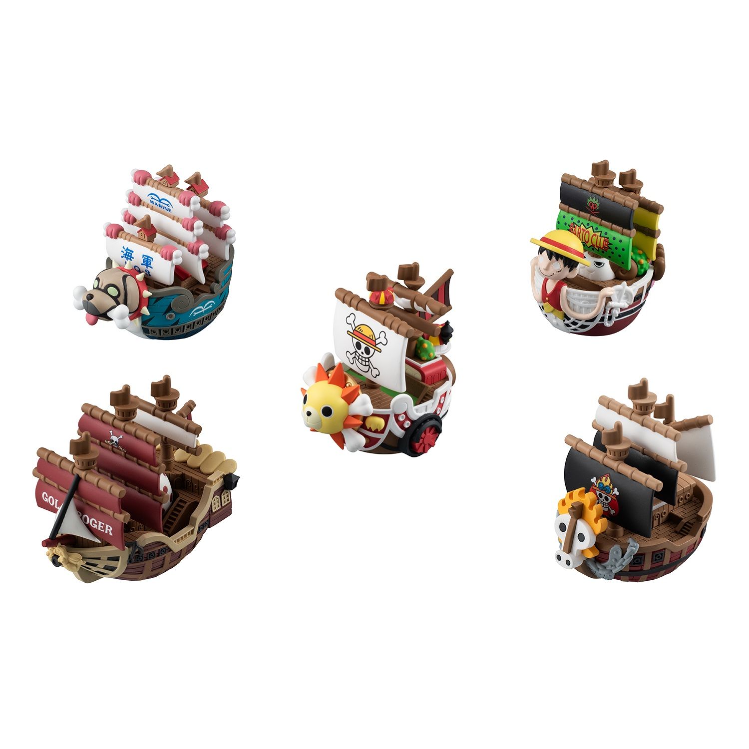 Pre-Order: One Piece YuraColle Grandline Collection Vol.3 Box of 6 Figures - Mighty Toys Australia
