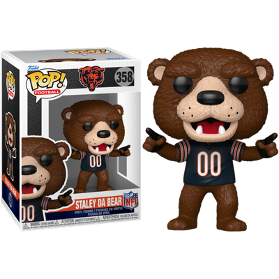 Pre-Order: NFL Football: Mascots - Chicago Bears Staley Da Bear Pop! Vinyl Figure