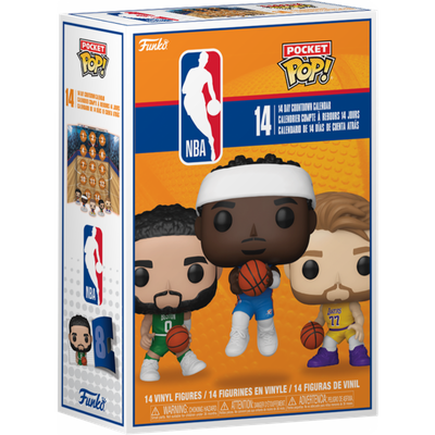 Pre-Order: NBA Basketball - 14-Day Countdown Calendar Bitty Pop! Vinyl Figure