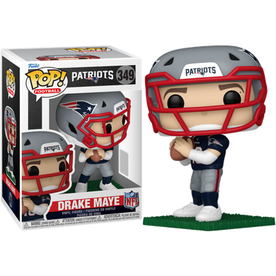 Pre-Order: NFL Football - Drake Maye New England Patriots Pop! Vinyl Figure