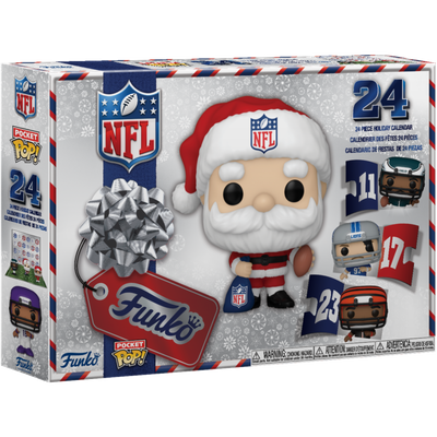 Pre-Order: NFL Football - 2026 24-Day Pocket Pop! Vinyl Advent Calendar