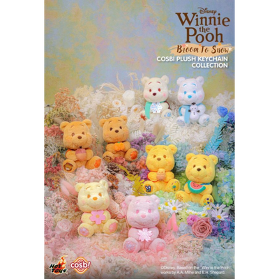Winnie the Pooh - Bloom to Snow Cosbi Collection Plush Keychain Blind Box Hot Toys Figure (1 Single Box)