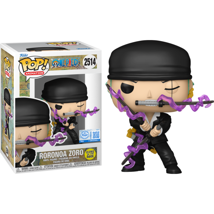 One Piece - Roronoa Zoro (Dressrosa Arc) Glow-in-the-Dark Pop! Vinyl Figure